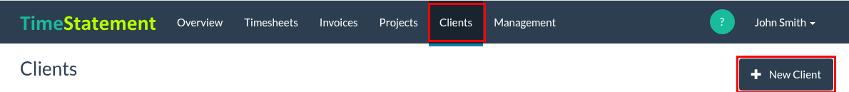 How do I add clients, including invoicing settings?