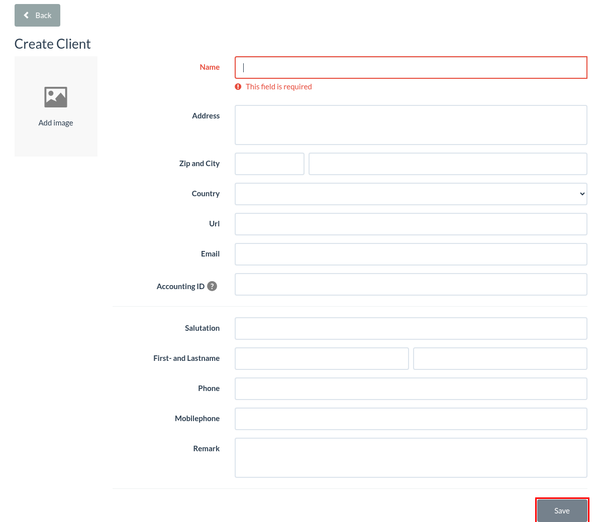 How do I add clients, including invoicing settings?