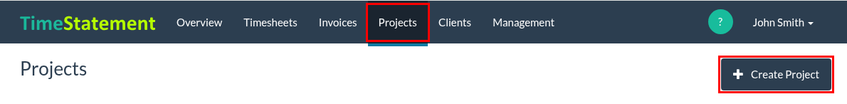 How do I create a project, including a budget?