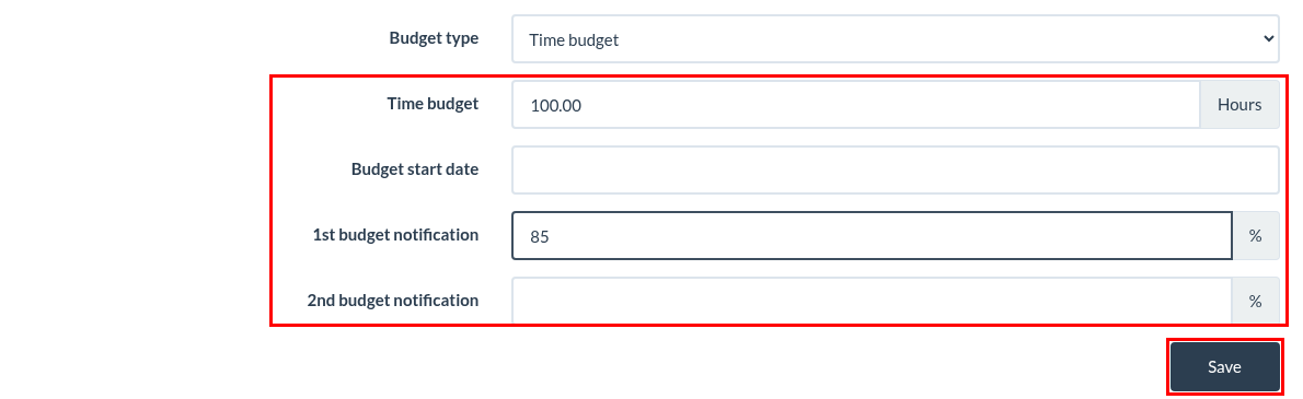 How do I create a project, including a budget?