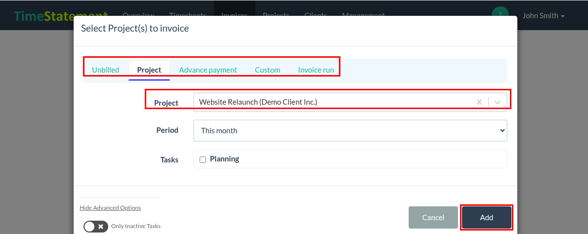 How do I create invoices and record payments?