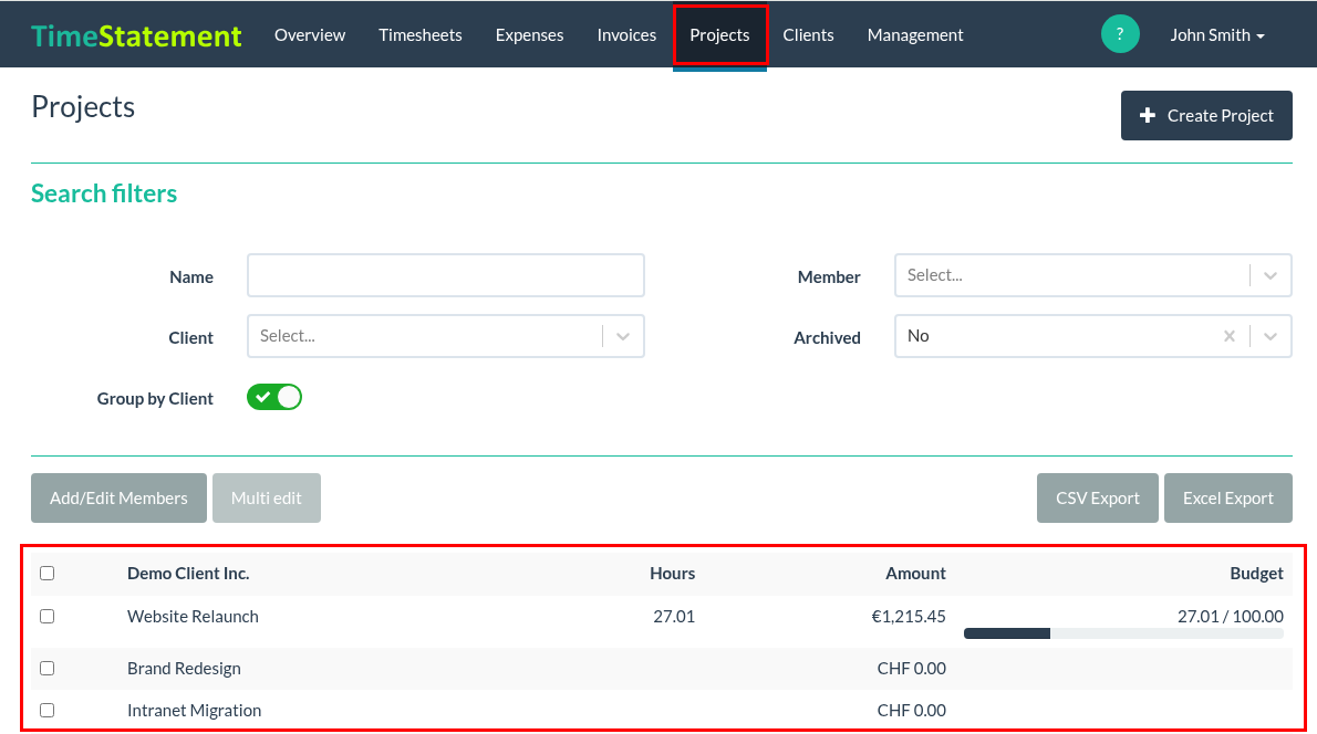 How do I define expenses flat-rates for projects?