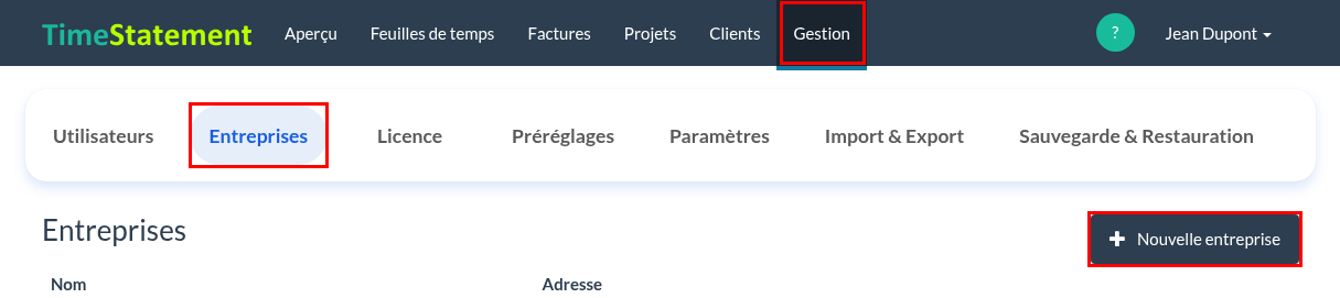 Entreprises