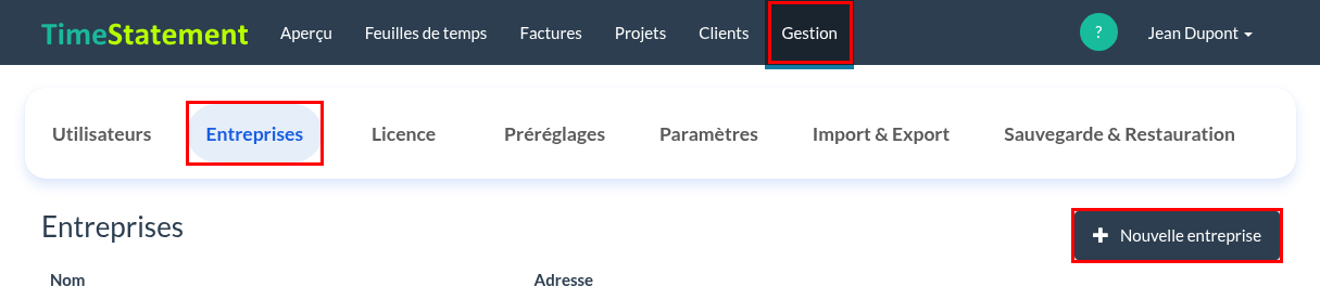Entreprises