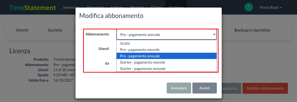 Abbonamento